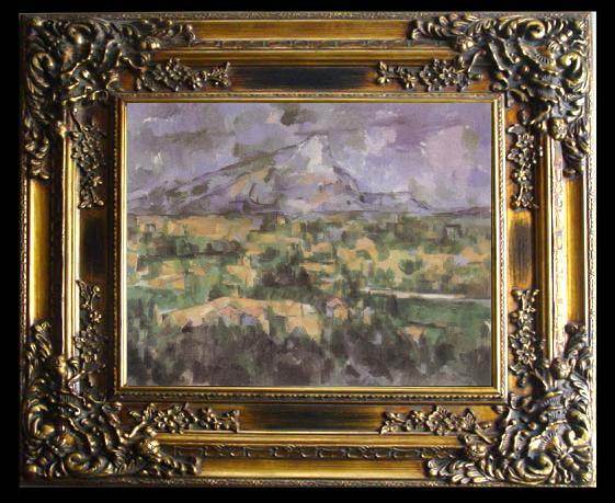 framed  Paul Cezanne Mont Sainte-Victoire,View from Lauves, Ta014